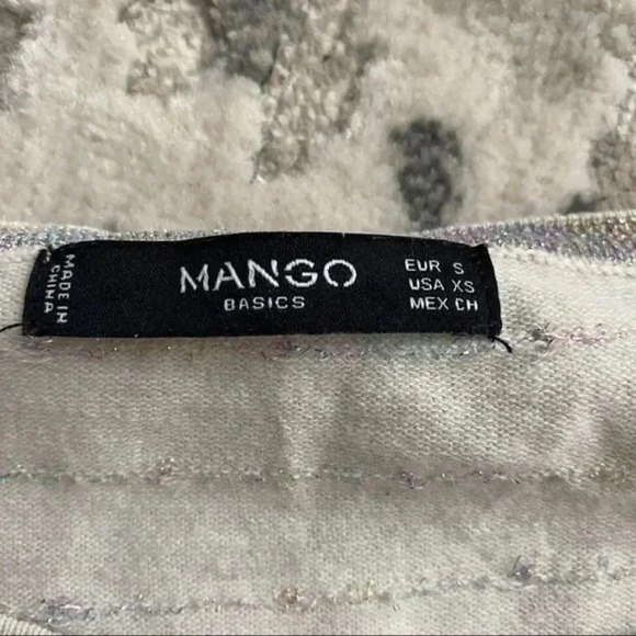 Mango top with metallic polka dots  XS - Picture 6 of 6